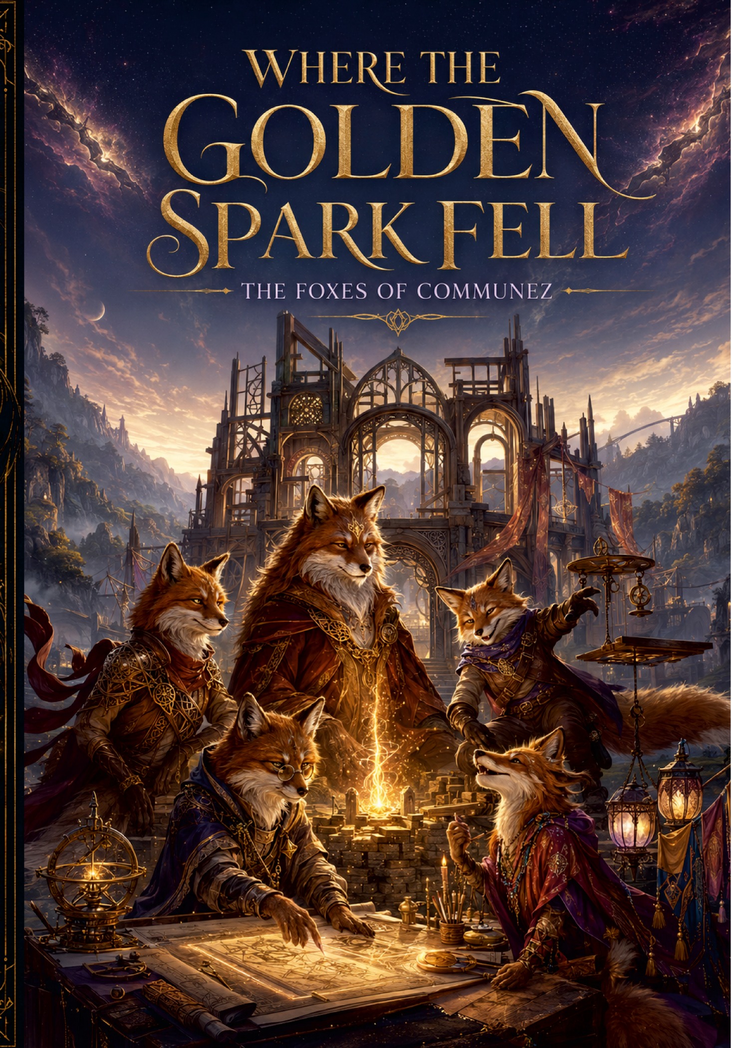 Where the Golden Spark Fell: The Foxes of Communez book cover